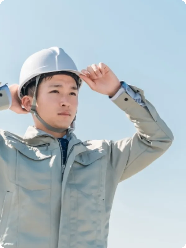 工事作業員の写真